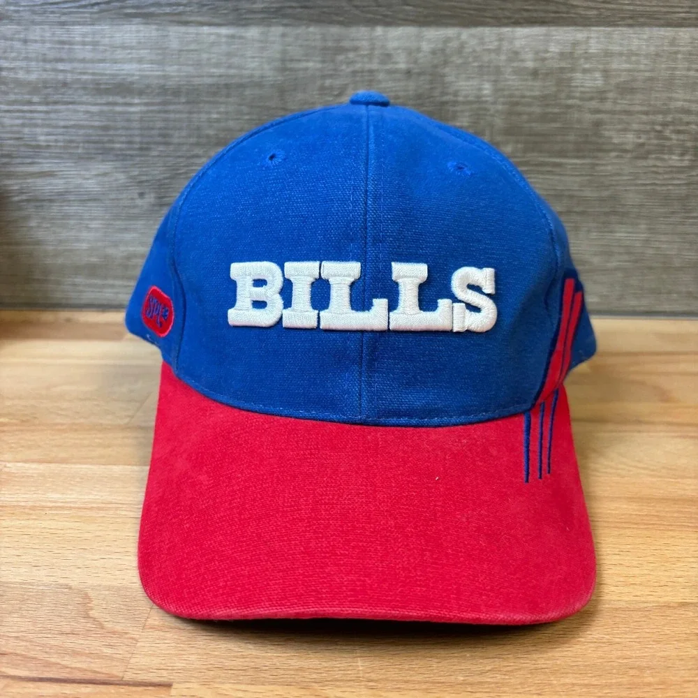Vintage Buffalo Bills Hat Strap Back Blue NFL Football SPL 28 Sports Specialties